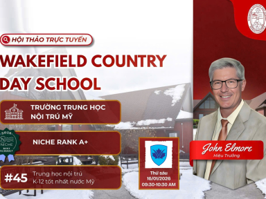 HỘI THẢO TRỰC TUYẾN CÙNG WAKEFIELD COUNTRY DAY SCHOOL